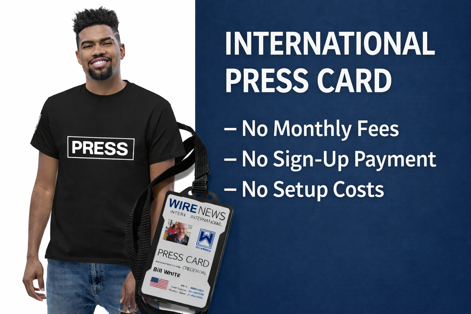 Internationally Recognised Press Credentials - WireNews
